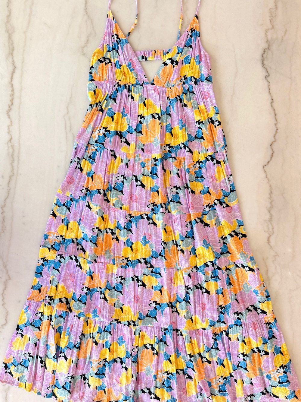 Roxy Women’s Floral Tiered Maxi Dress